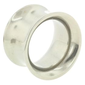 One Titanium Double Flared Eyelet: 1/2" (SOLD INDIVIDUALLY. ORDER TWO FOR A PAIR.)