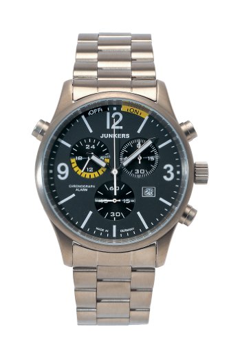 Junkers G-38 Alarm, Chronograph Titanium Watch 6296M-5 Junkers G-38 Alarm, Chronograph Titanium Watch 6296M-5