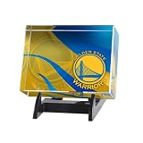 Golden State Warriors Pennant Crystal Block