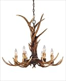12 Light Chandelier - New Tortoise Shell Finish