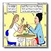 Rich Diesslins Funny Theology Cartoons - Catherine of Siena - Im Mortified - Wall Clo...