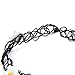 White Flower Tattoo Choker Necklace Retro 80s 90s Style Elastic
