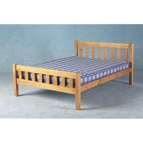 Double Bed Carlow Pine Double Bed Frame 4ft6 Bedstead