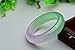 Parma77 Natural Lavender Green Nephrite Jade Gems Bracelet Bangle Size 56-62mm with Gift Box Packing (Middle)