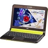 日本電気 LaVie Light(Atom N470/1GB/250GB/10.1ワイドWSVGA/OFP2007-2年/無線LAN有/Win7) PC-BL350AW6G 2007年