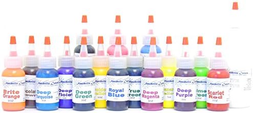 AUTHENTIC STARBRITE 17 Color Tattoo Ink Set Kit Starbright 1oz USA SHIP