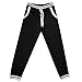Chen Men's Harem Casual Baggy Hiphop Dance Jogger Sweatpants Trousers (L, Black)