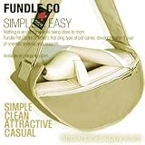 Fundle Classic Khaki Size Large Pet Dog Cat Sling Carrier