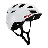 バーン ヘルメット オールストン 白 サテンホワイト L-XLサイズ BM06ZSWHT オールシーズン 自転車 BERN [並行輸入品]