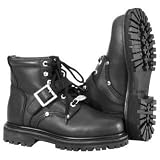 River Road Women's Crossroads Buckle Motorcycle Boots - 7.5