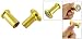 Gino Gold Tone 180 Angle Door Viewer Spyhole for Home Safety