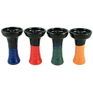 Tangier's Funnel Phunnel Hookah Bowl Medium Blue Black