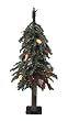 2.5' Pre-Lit Frosted Alpine Artificial Christmas Tree - Multi Lights