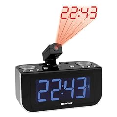 Karcher UR 1120 Uhrenradio mit Projektion schwarz
