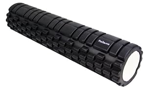 ProSource Ultra Deluxe Revolutionary Sports Medicine Roller, 24x6-Inch, Black