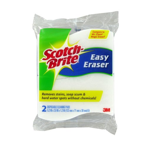 Scotch-brite Easy Eraser 832TR-S, 2-Count (Pack of 8)