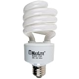 Tools & Hardware : MaxLite MircoMax Spiral Daylight Bulb, 25 Watts