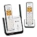 AT&T DECT 6.0 Black/Silver Digital Dual Handset Cordless Telephone (CL81209)