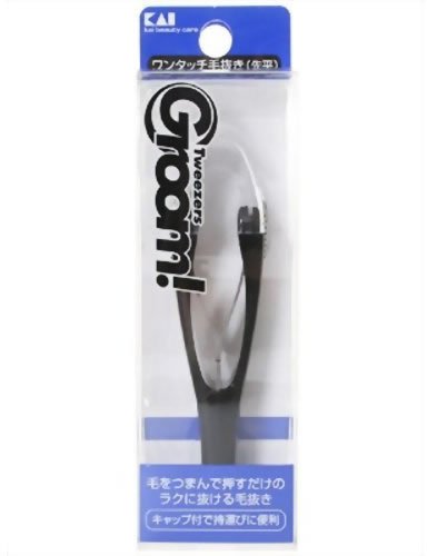 Groom(グルーム) ワンタッチ毛抜き 先平