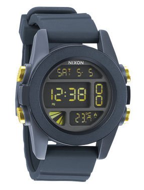 Nixon The Unit - Men's ( Steel Blue/Yellow )