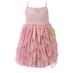 JoJo Designs Pink Layered Infant Girl's Party Dress