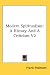 Book Modern Spiritualism: A History And A Criticism V2