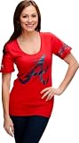 Atlanta Braves Red Women's Baby Jersey Scoop Neck T-Shirt