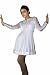 White Beauty Deep- Neck Designer Ladies Tunic Top Blouse Kurta