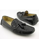 COLE HAAN Tiburon Wvn Tassel New Loafers Black Mens