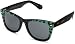 Betsey Johnson Women's 215 Resin Sunglasses,Raven/Emerald Frame/Black Lens,one size