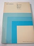 A glossary of literary terms