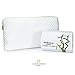 Premium Shredded Memory Foam Bamboo Bed Pillow - Made in the USA - New and Improved Best Pillows For Neck & Back Support - Comfortable, Soft but Firm - Temperature Regulated Breathable Cover (King)