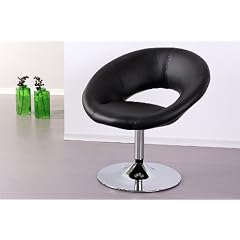 Sessel Drehsessel Loungesessel Cocktailsessel Turn schwarz