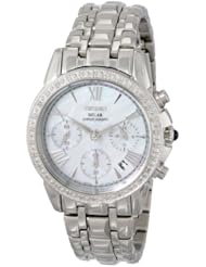 Seiko Womens SSC893 Analog Display Japanese Quartz Silver Watch