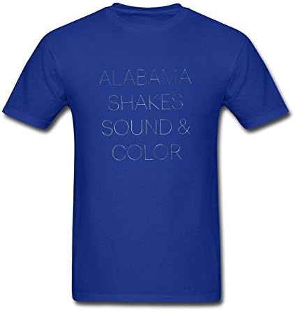 TIERTS Men's Alabama Shakes Sound &amp; Color T-shirt Size XXL Royal Blue