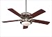 The Lawrenceviile Ceiling Fan - Satin Nickel Finish : White Satin Included