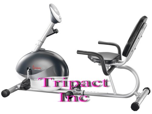 Seen on TV New Sunny Exercise Megnetic Recumbent Fitness Bike Selling No:1 (Heavy Duty)