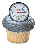 Nascar Revved up Cupcake Ring Topper (12 Pack)