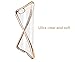 Klicnow Protective Cover for Apple iPhone 6, iPhone 6S case, Crystal Clear, Soft Gel Plating TPU Case 4.7 ONLY