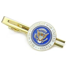 Presidential Seal Gold Plated Tie Clip by 