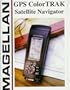 Magellan GPS ColorTRAK Color Display withrying Case