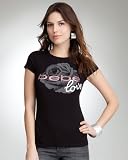 bebe Logo Rose Tee - WEB EXCLUSIVE