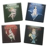 Ralph Burch Martini Pin-Up Girls Glass Coasters Bar