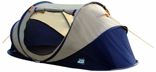 High Peak Pop up Wurfzelt Levanto, nachtblau/beige, 10058, 2 Personen