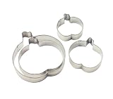 Wilton 4-Piece Nesting Metal Pumpkin Cookie Cutter Set