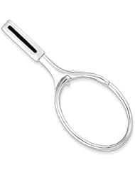 Sterling Silver Tennis Racquet Key Ring
