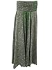 Womens Harem Pants Vintage Sari Silky Maxi Skirt Casual Wear Flowy Palazzo