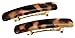 France Luxe Mini Rectangle Barrette, Tokyo, Set of 2 - Classic French Design For Everyday Wear