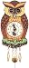 German Cuckoo Clock - Owl with Moving Eyes - Small
