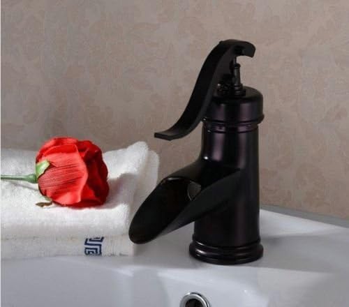 Newly Oil Rubbed Bronze Bathroom Basin Mixer Tap Deck Mounted Faucet